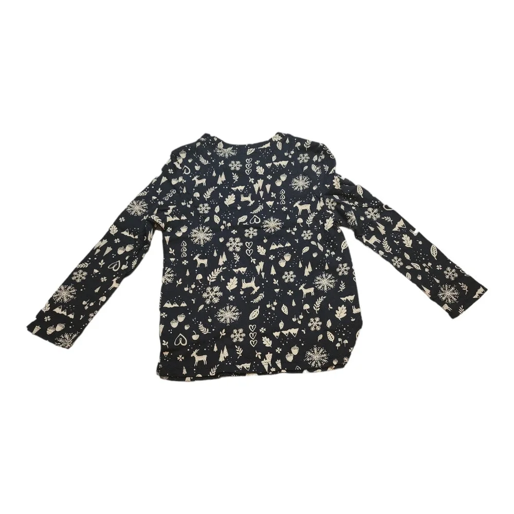 NWT Old Navy Toddler Snowflake Long Sleeve Shirt 4T